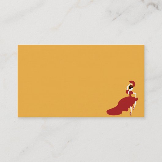 フラメンコダンサー 名刺 (正面)