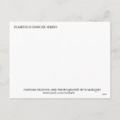 フラメンコダンサー#3 シーズンポストカード (裏面)