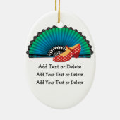 フラメンコダンサー – SRF セラミックオーナメント (裏面)