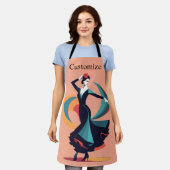 フラメンコダンサーThunder_Cove エプロン (着用した状態)