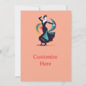 フラメンコダンサーThunder_Cove 招待状 (裏面)