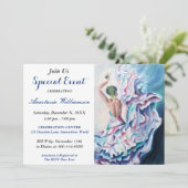 フラメンコダンスパーティーイベントへようこそ 招待状 (スタンド正面)