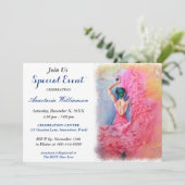 フラメンコダンスパーティーイベント招待状 招待状 (スタンド正面)