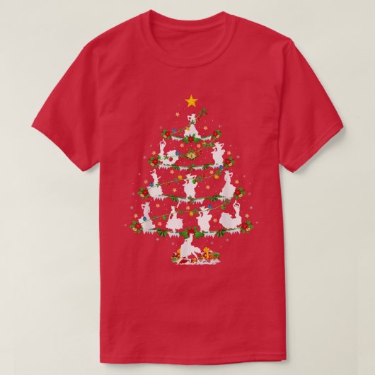 フラメンコダンス恋人クリスマス照明フラメンコキリスト Tシャツ (デザイン正面)