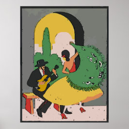 フラメンコダンス ポスター