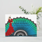 フラメンコダンス 招待状 (スタンド正面)