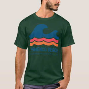 フラメンコビーチカレブラプエルトリコヴィンテージウェーブ Tシャツ