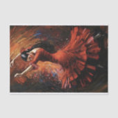 フラメンコ消火デコページ 薄葉紙 (正面)