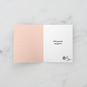 フラメンコ テーマ - かわいいダンサー人形 誕生日やその他どんな機会にも カード (内部)