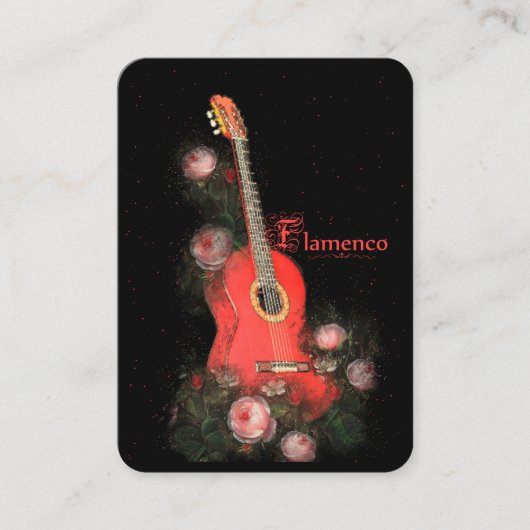 フラメンコ – 名刺 (正面)