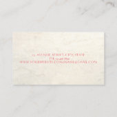 フラモダンおもしろいガーリーミンゴ 名刺 (裏面)