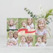 フラモダングホリデーフォトカード – 赤 シーズンカード (スタンド正面)