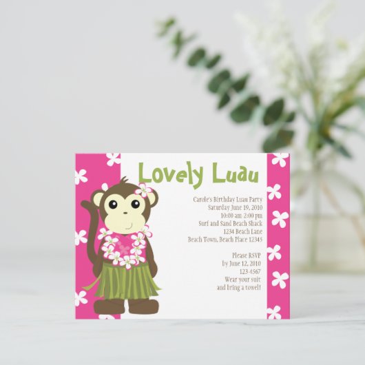 フラモンキー 招待状 (スタンド正面)