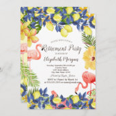 フラモンゴス水彩レモン地中海の 招待状 (正面/裏面)