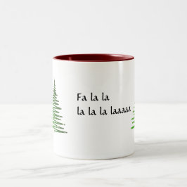 フララクリスマスカップ ツートーンマグカップ