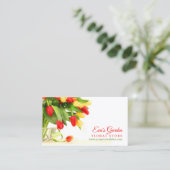 フラリスト名刺テンプレート 名刺 (スタンド正面)