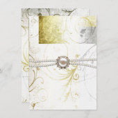 フラリハエレガントーサルディナー招待状 招待状 (正面/裏面)