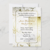 フラリハエレガントーサルディナー招待状 招待状 (裏面)