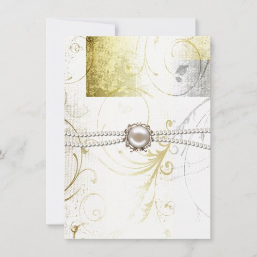 フラリハエレガントーサルディナー招待状 招待状 (正面)