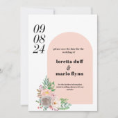 フラルアーチ Save the date ご案内 招待状 (正面)