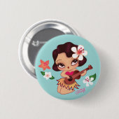 フラルウ遊クレボタン 缶バッジ (正面&裏面)