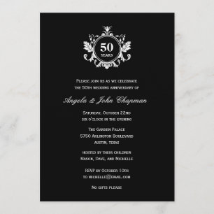 フラルチャーム アニバーサリーまたは誕生日招待状 招待状