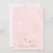 フラルボホーママまたはパパベビーシャワーゲームカード 招待状 (裏面)