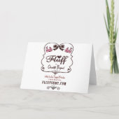 フラルーズアイランドパラダイス-グリーティングカード カード (裏面)