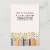 フラル・ストーリーブック ハー・ネクスト・チャプター ブライダルシャワー エンクロージャーカード (裏面)