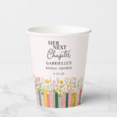 フラル・ストーリーブック　ハー・ネクスト・チャプター　ブライダルシャワー 紙コップ (裏面)