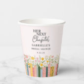 フラル・ストーリーブック　ハー・ネクスト・チャプター　ブライダルシャワー 紙コップ (正面)