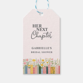 フラル・ストーリーブック 彼女の次の章 ブライダルシャワー ギフトタグ