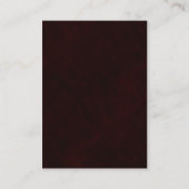 フラル ダーク レッド ゴス ウェディング レセプション エンクロージャー (裏面)