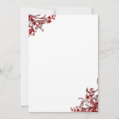 フラル ルビー 40周年 アニバーサリー 招待状 (裏面)