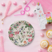 フラル ヴィンテージ ペーパープレート (パーティー)