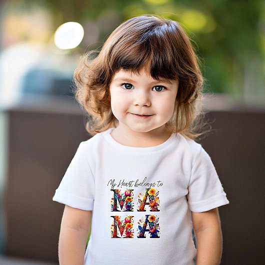 フラルMAMAカスタム ベビーTシャツ