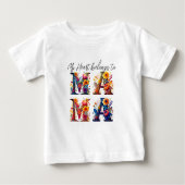 フラルMAMAカスタム ベビーTシャツ (正面)