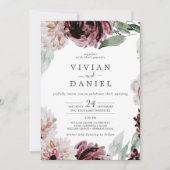 フラロマンス オールインワン ウェディング 招待状 (正面)