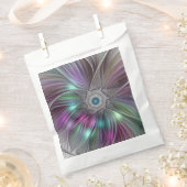 フラワカラフルーパワー抽象芸術フモダンラクタルアート フェイバーバッグ (クリップ留めされた状態)