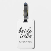 フラワガールドレス ブライダルトライ部 ウェディング ラゲッジタグ (裏面縦)