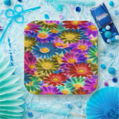 フラワリーサンシャイン #444 - 紙皿 (パーティー)