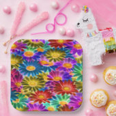 フラワリーサンシャイン #444 - 紙皿 (パーティー)