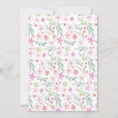 フラワルトースト 招待状 (裏面)