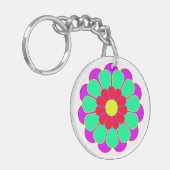 フラワーおもしろいパワー開花I キーホルダー (正面左)