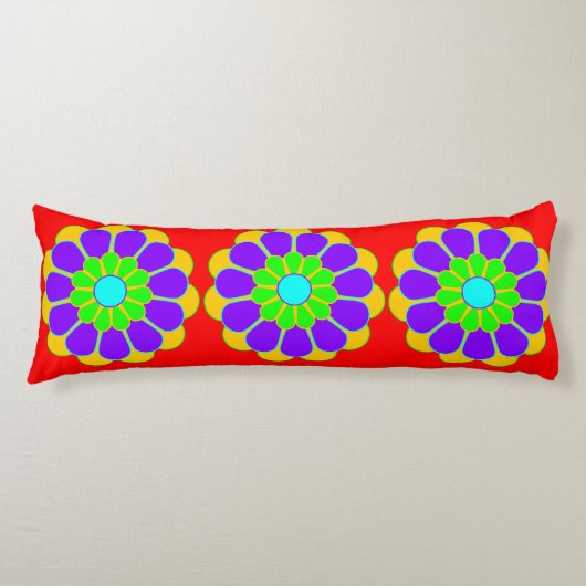 フラワーおもしろいパワー開花II ボディピロー (正面)