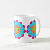 フラワーおもしろいパワー開花III コーヒーマグカップ (正面右)