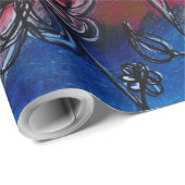 フラワーお洒落カラフルガーデンオリジナルのアートワーク ラッピングペーパー (ロールコーナー)