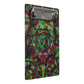 フラワーかわいらしバースト抽象芸術 ミニクリップボード (アングル)