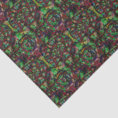 フラワーかわいらしバースト抽象芸術 薄葉紙 (詳細)