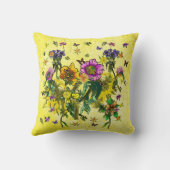 フラワーがぼやける クッション (裏面)